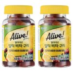알약 삼키기 지쳤다면? 씹어 먹는 얼라이브 멀티 비타 구미로 건강 챙기기